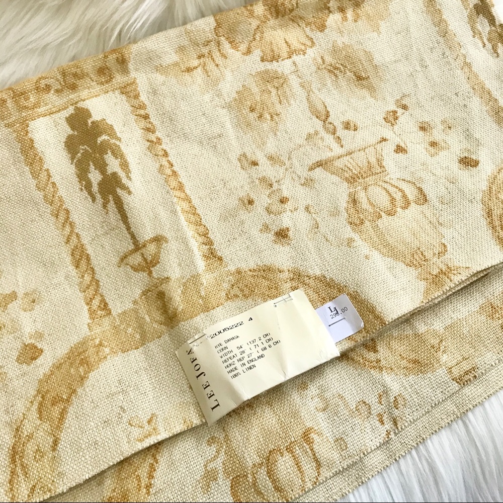 Lee Jofa Rye Damask Corn Multipurpose Fabric